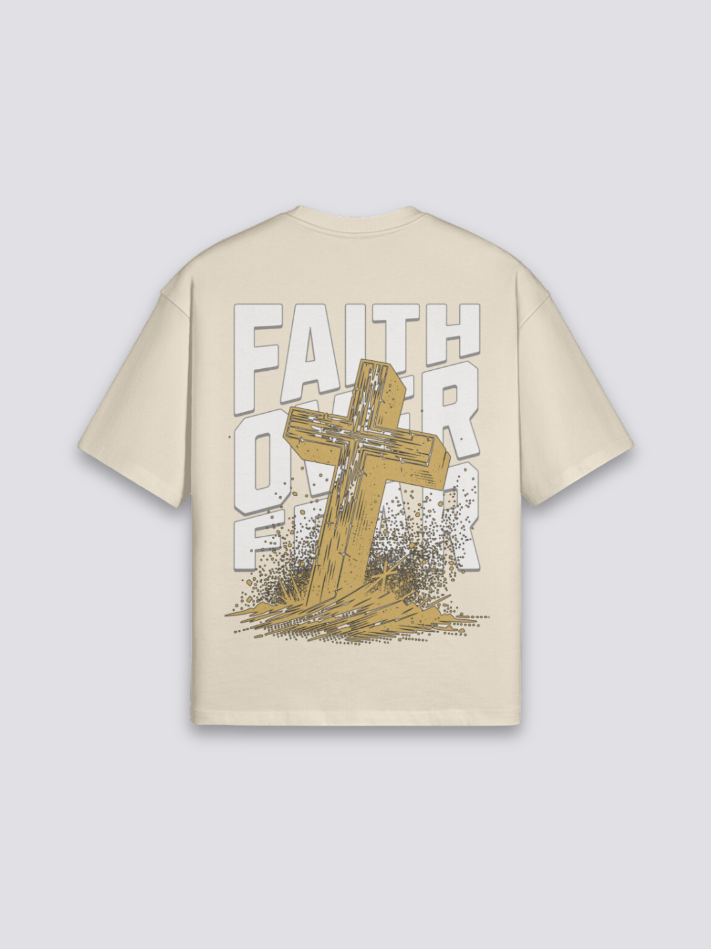 Jesus T-Shirt 'Faith Over Fear'